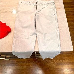 White Lululemon commission golf pants size 36x32
